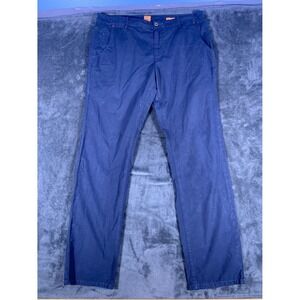 Hugo Boss Orange Tapered‎ Fit Pants Men's 36 Blue Cotton Blend Used Modern